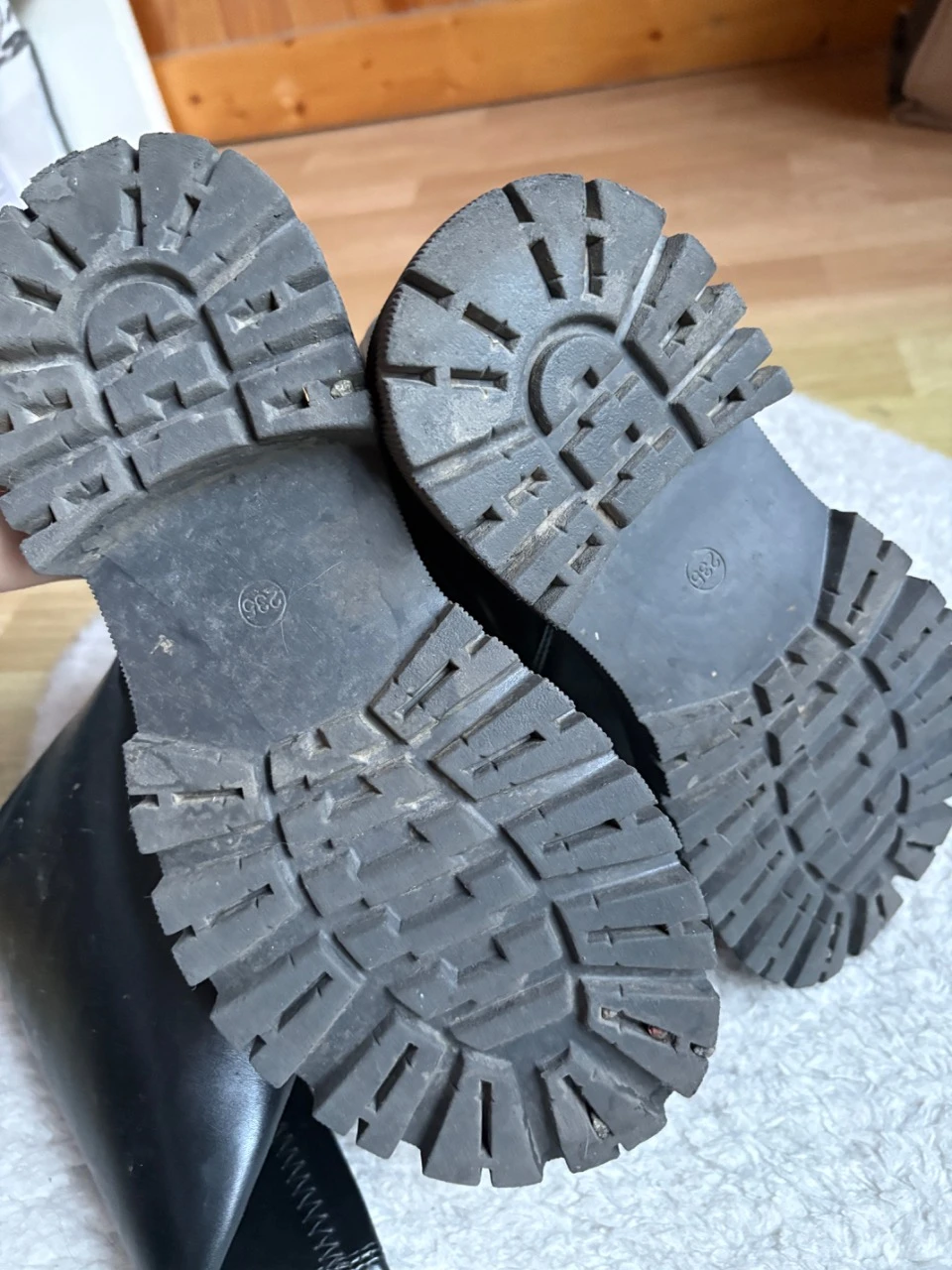 Botas altas de similicuero negro – photo 4